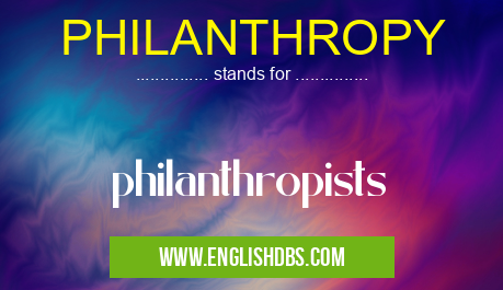 PHILANTHROPY