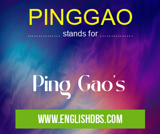 PINGGAO