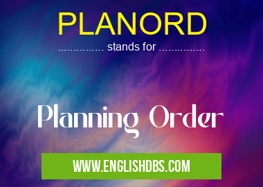 PLANORD