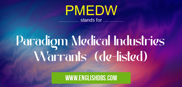 PMEDW