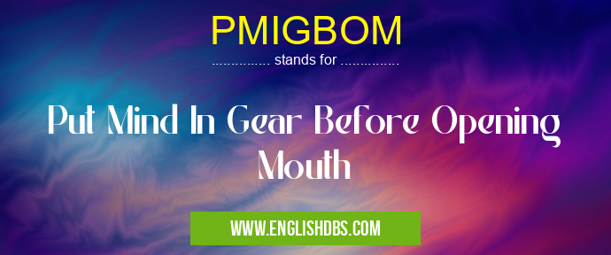 PMIGBOM