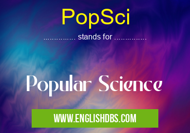 PopSci