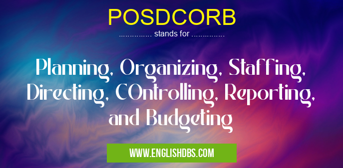 POSDCORB