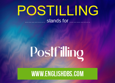 POSTILLING