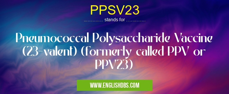 PPSV23