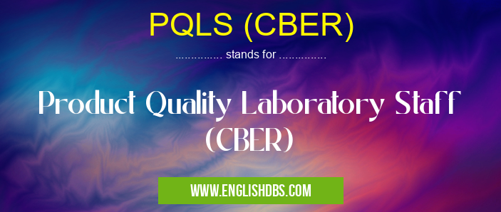 PQLS (CBER)