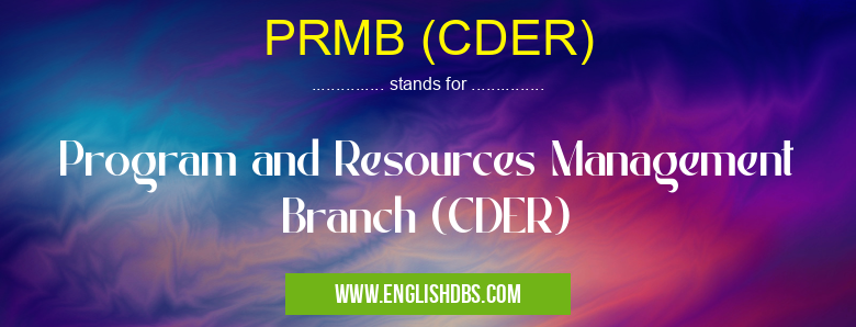 PRMB (CDER)