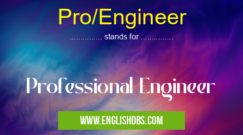 Pro/Engineer