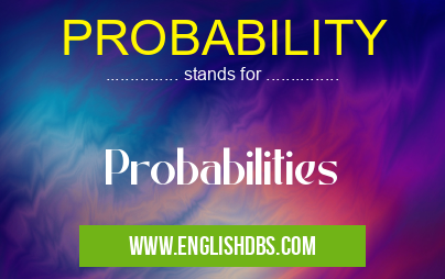 PROBABILITY