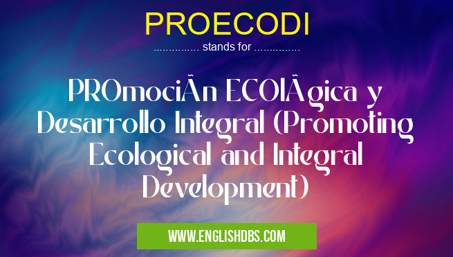 PROECODI