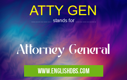 ATTY GEN