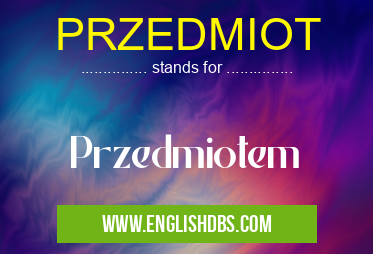 PRZEDMIOT