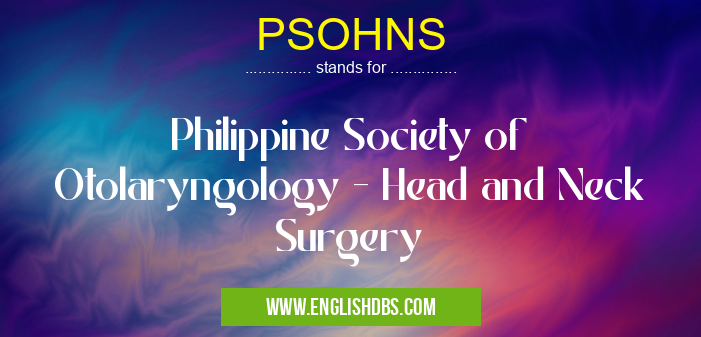 PSOHNS