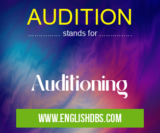 AUDITION