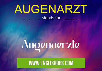 AUGENARZT