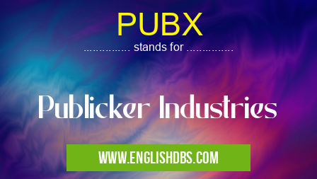 PUBX