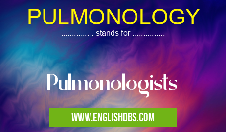 PULMONOLOGY