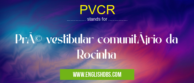 PVCR