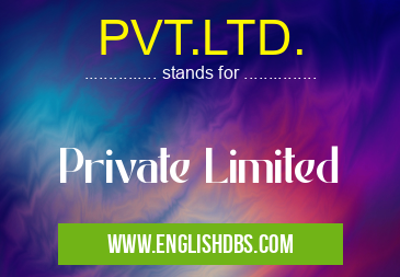 PVT.LTD.