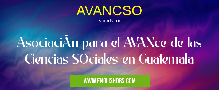 AVANCSO