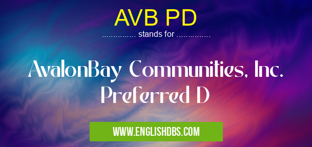 AVB PD