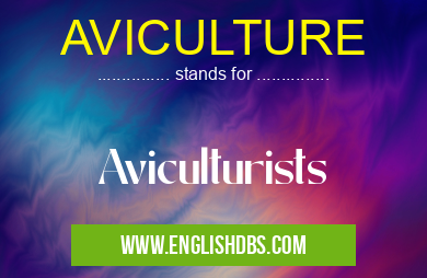 AVICULTURE