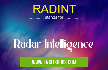 RADINT