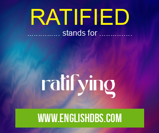 RATIFIED