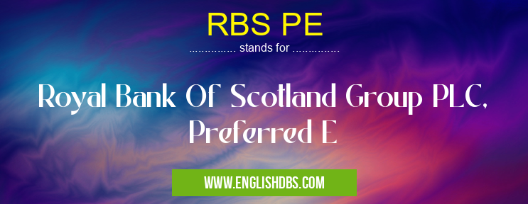 RBS PE