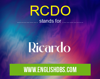 RCDO