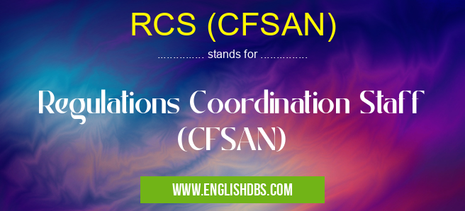 RCS (CFSAN)