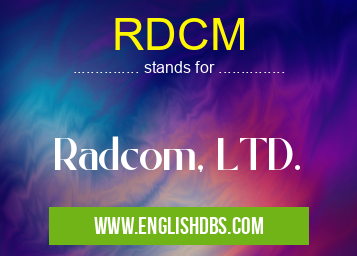 RDCM