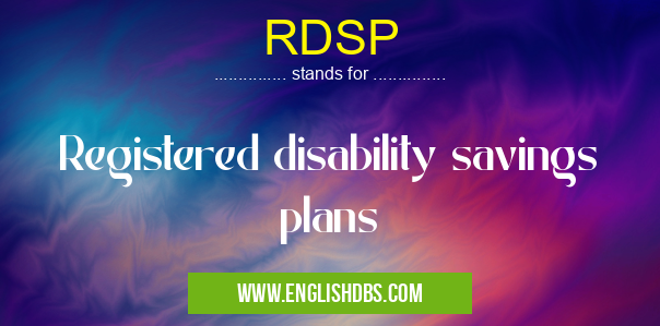 RDSP