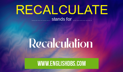 RECALCULATE