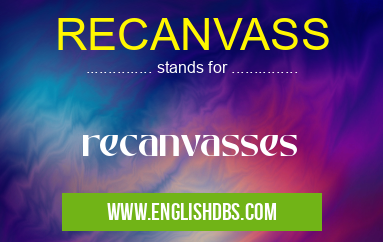 RECANVASS