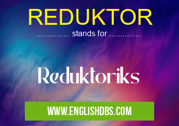 REDUKTOR