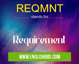 REQMNT