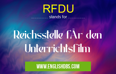 RFDU