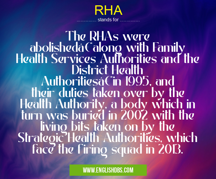 RHA