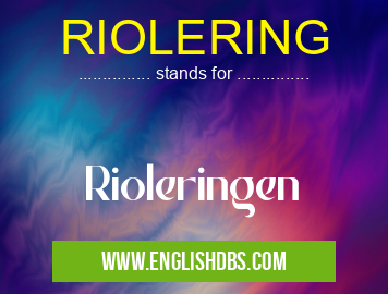 RIOLERING