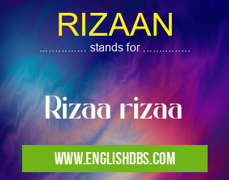 RIZAAN