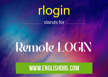 rlogin