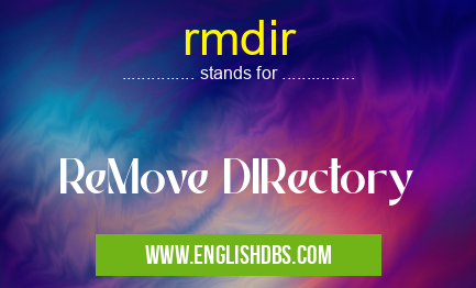 rmdir