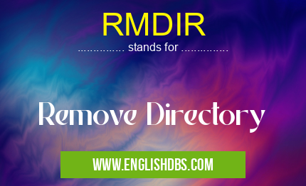 RMDIR