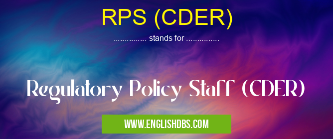 RPS (CDER)