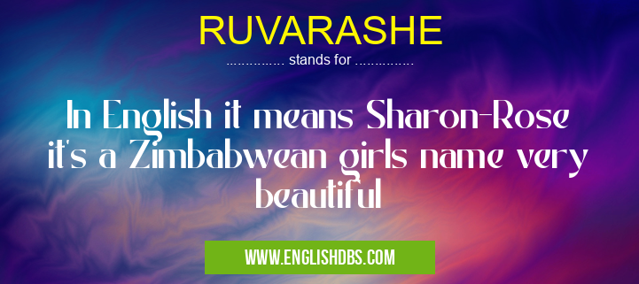 RUVARASHE