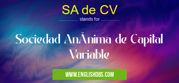 SA de CV