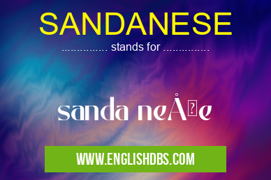 SANDANESE