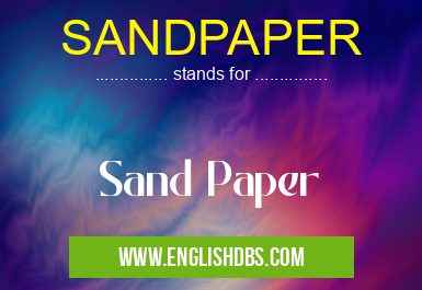 SANDPAPER