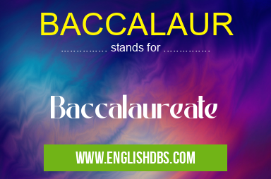 BACCALAUR